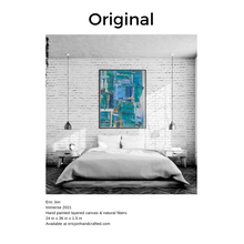 Load image into Gallery viewer, Immerse 2021 painted canvas original

