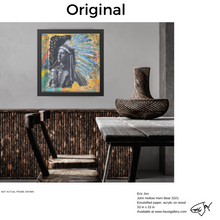 Load image into Gallery viewer, Original Framed John Hollow Horn Bear
