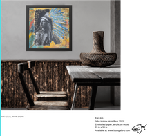Load image into Gallery viewer, John Hollow Horn Bear Painting
