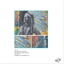 Load image into Gallery viewer, John Hollow Horn Bear Painting
